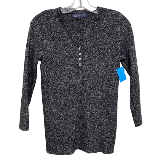 Sweater By Jones New York In Black, Size:M