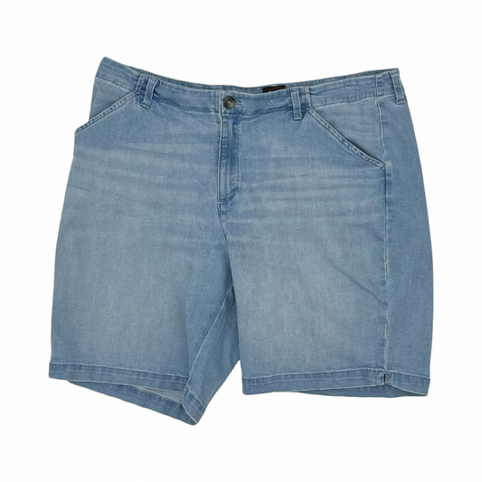 Shorts By Lee In Blue Denim, Size:20