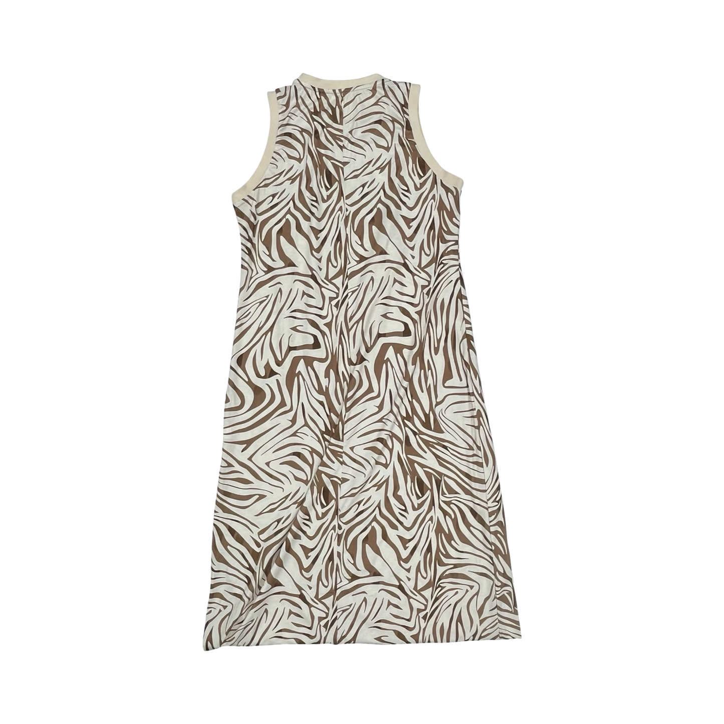 Dress Party Long By Exclusive In Brown & Tan, Size:Xl