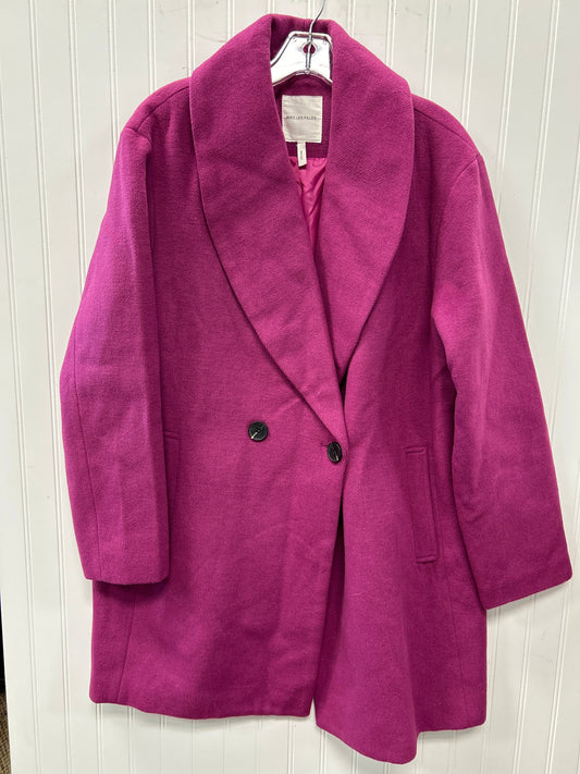 Coat Wool By Avec Les Filles In Purple, Size:M