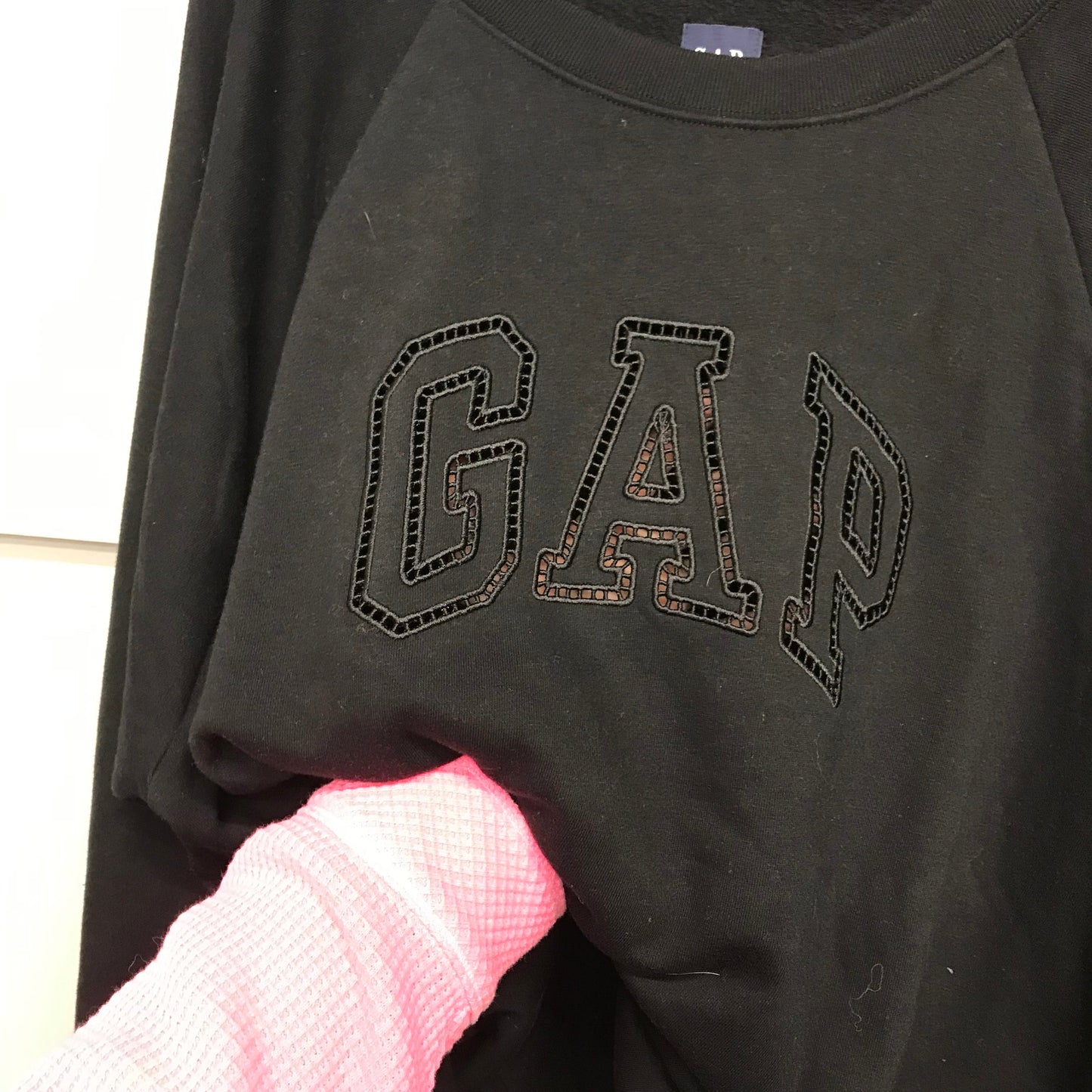 Sweatshirt Crewneck By Gap In Black, Size:Xl