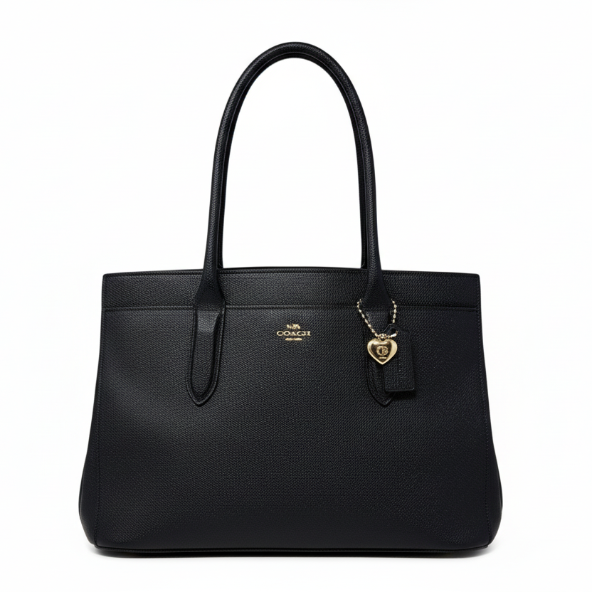 Bailey Crossgrain Carryall Tote Designer By Coach, Size: Medium