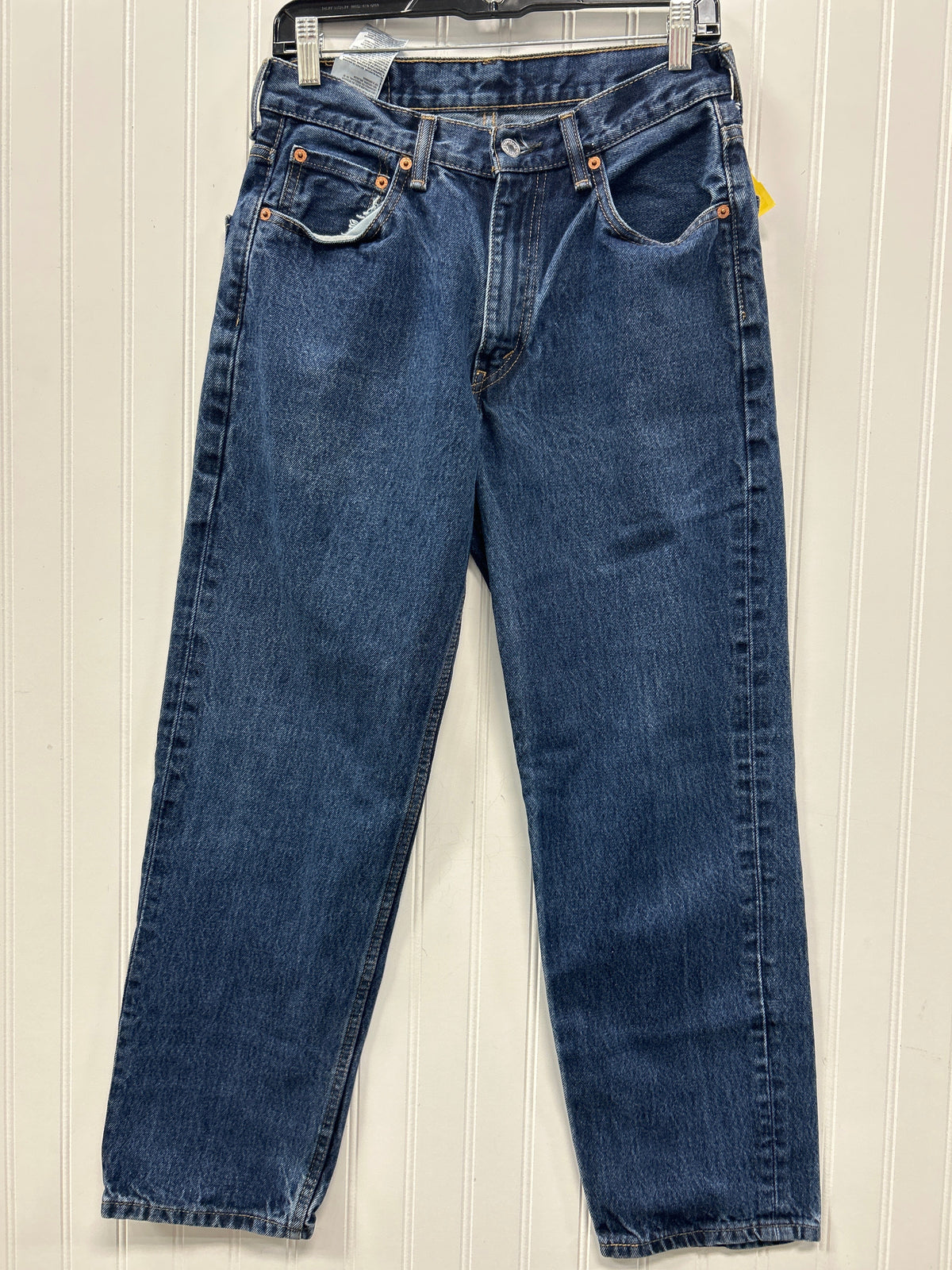 Jeans Straight By Levis In Blue Denim, Size:8