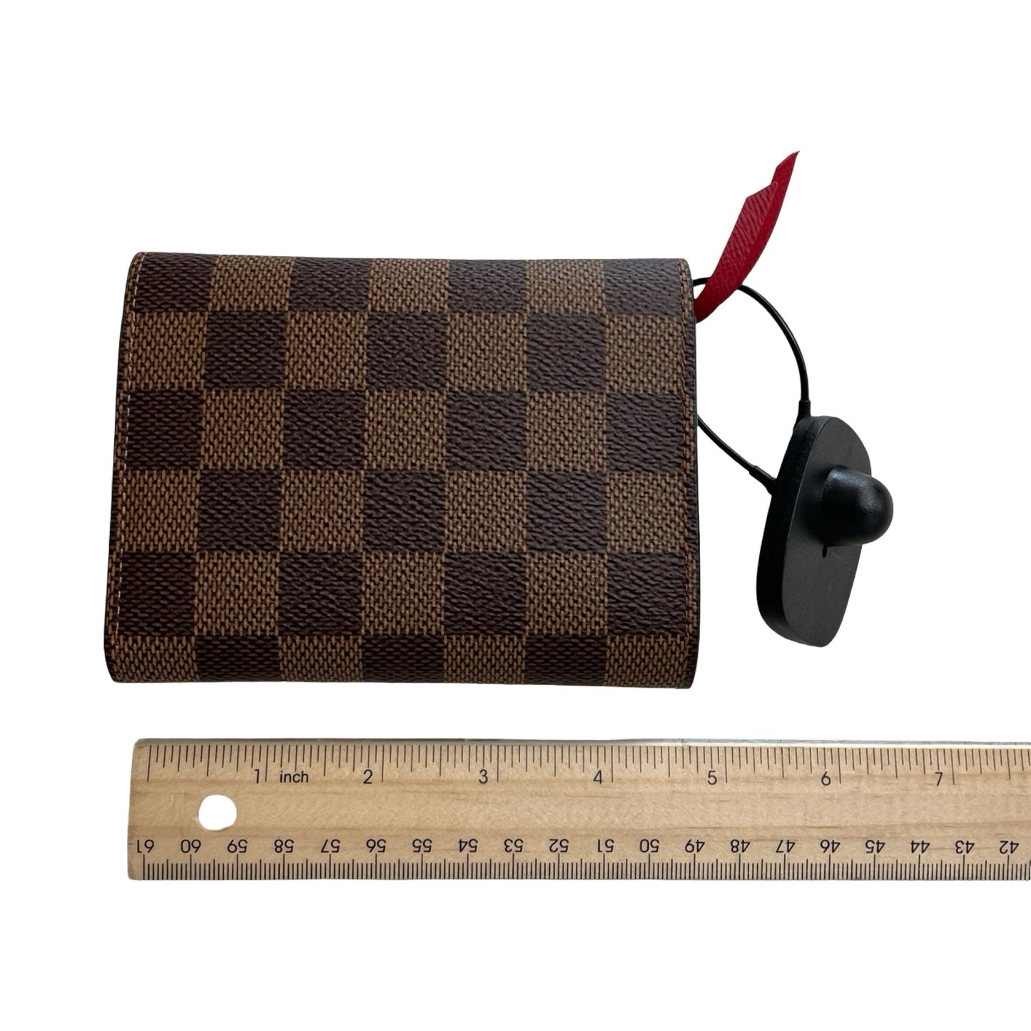 Wallet Luxury Designer By Louis Vuitton In Brown, Size:Small