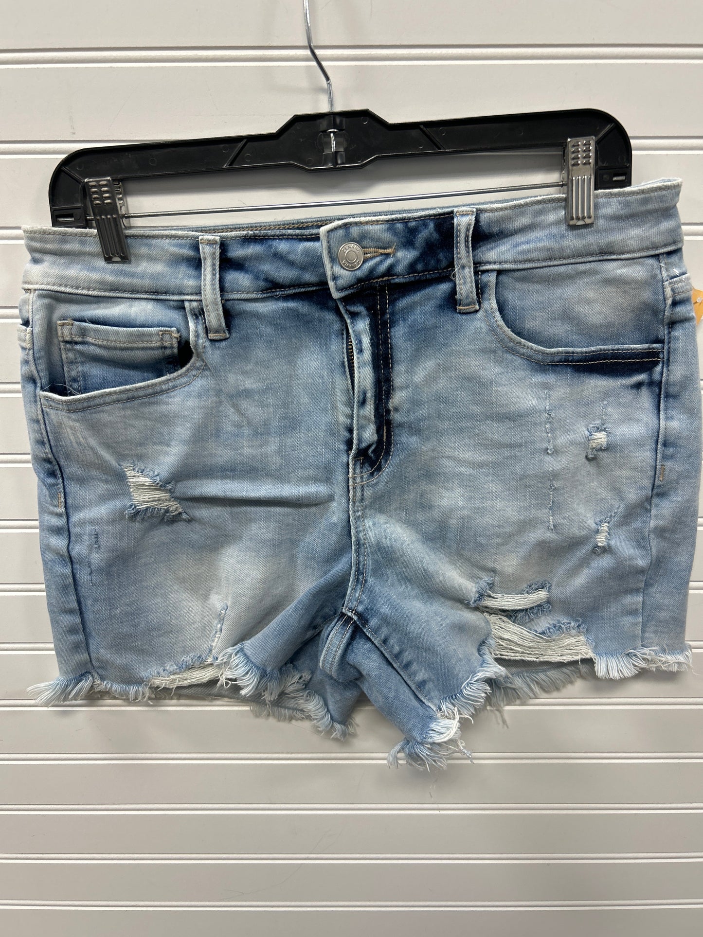 Shorts By Zenana In Blue Denim, Size:L