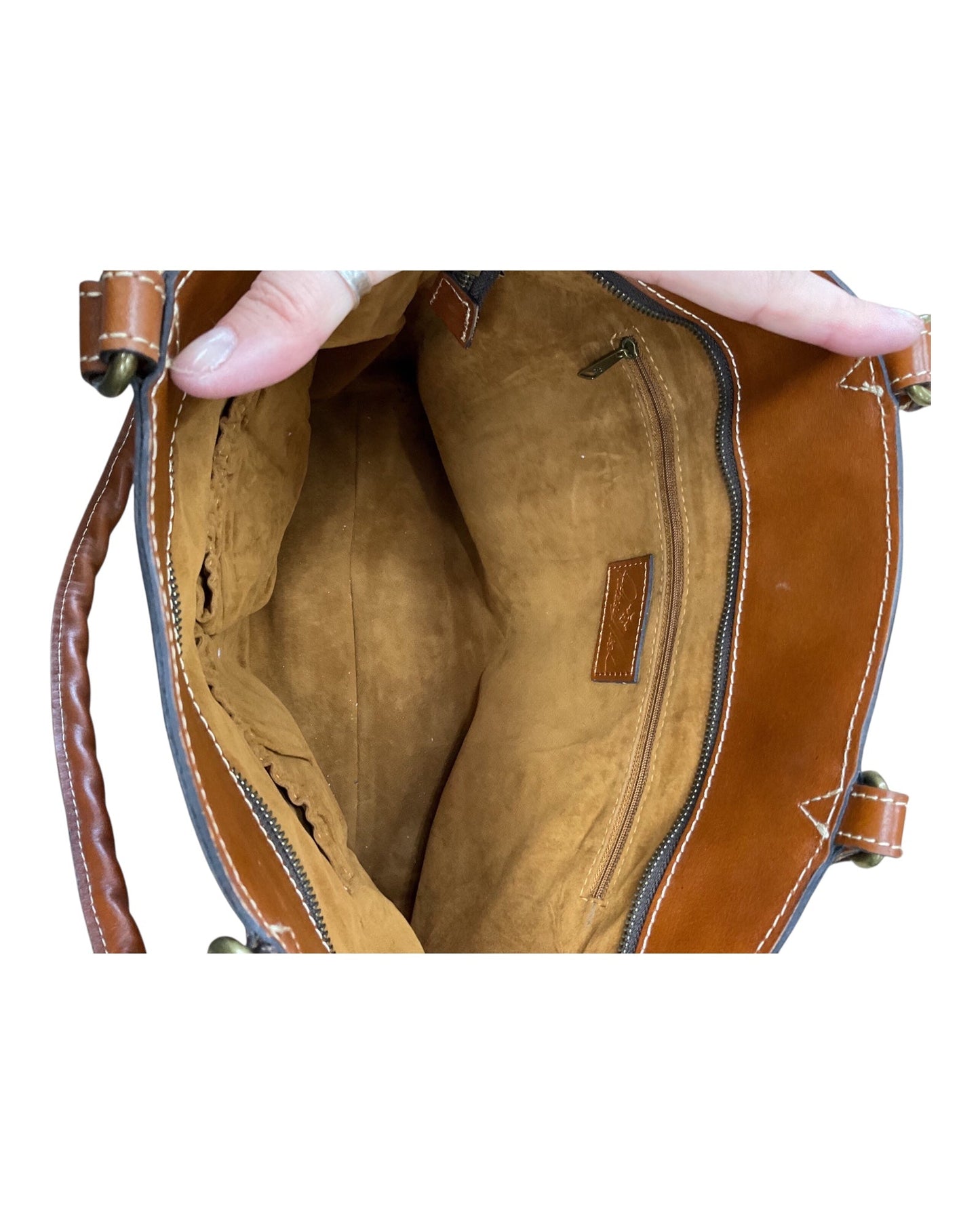 Handbag Designer By Patricia Nash In Brown, Size:Large