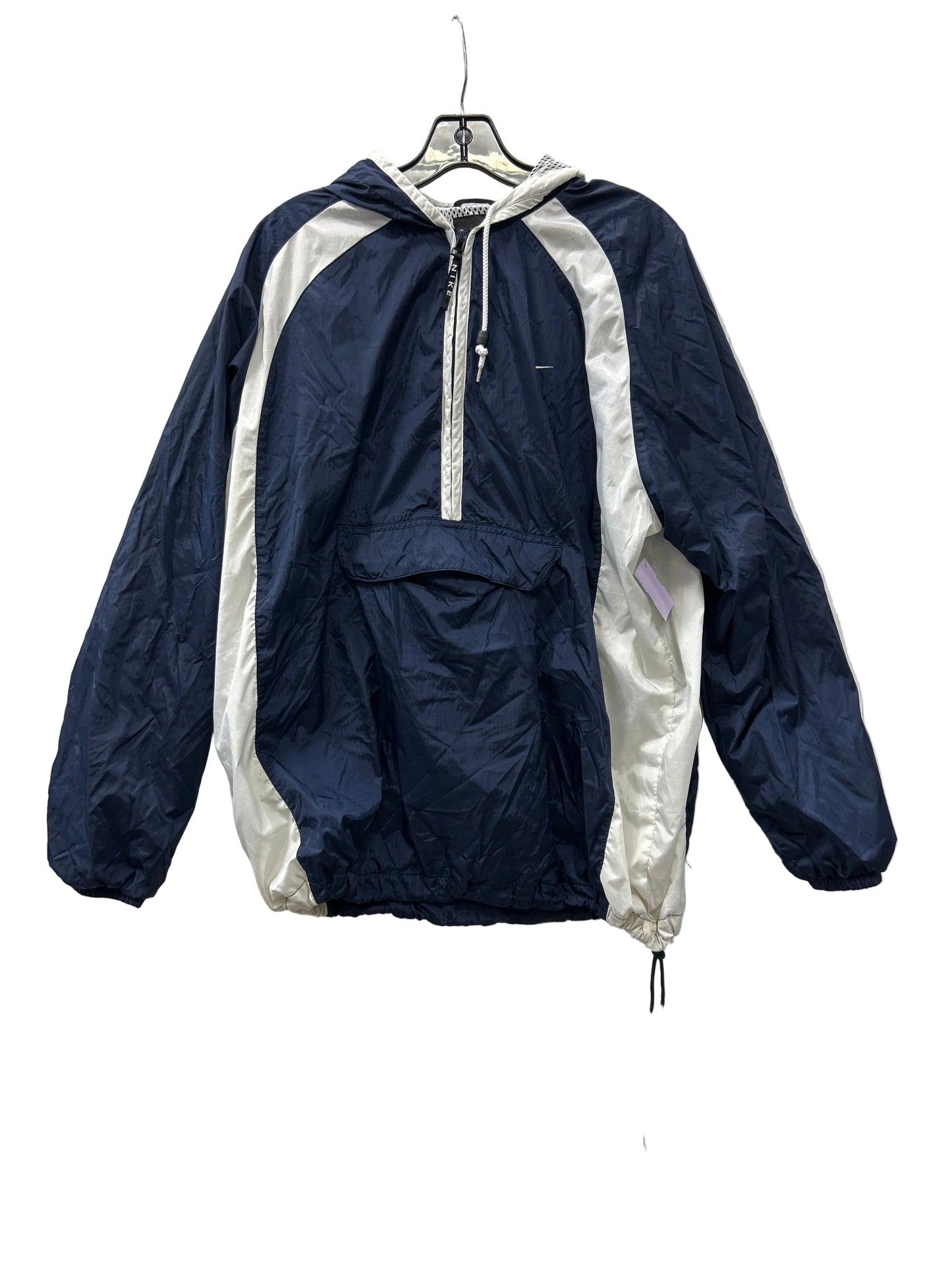 Athletic Jacket By Nike Apparel In Navy, Size:Xl