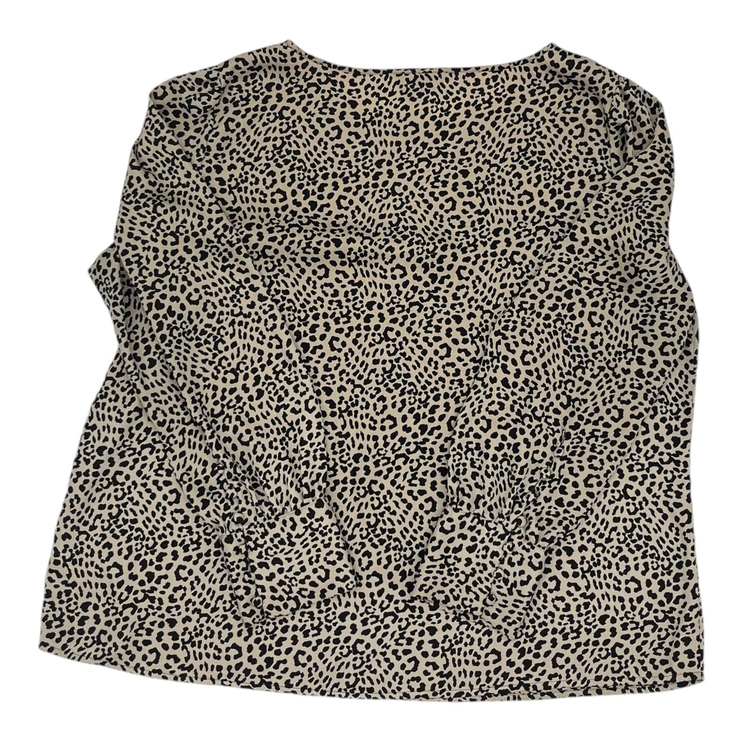 BLOUSE LONG SLEEVE by EXPRESS In ANIMAL PRINT, Size: XL