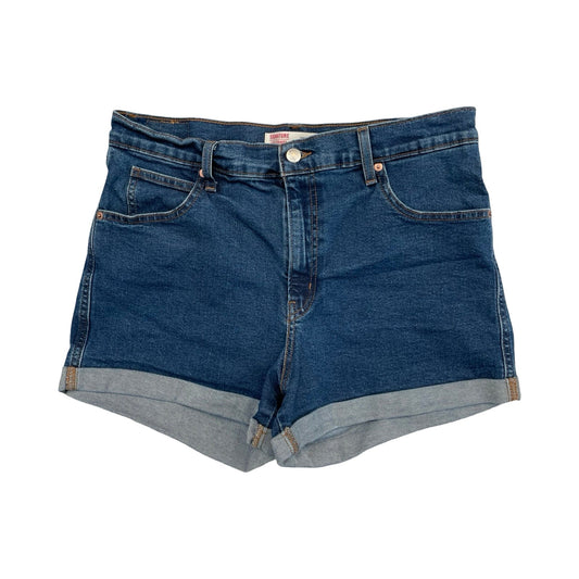 Shorts By Levis In Blue Denim, Size:14