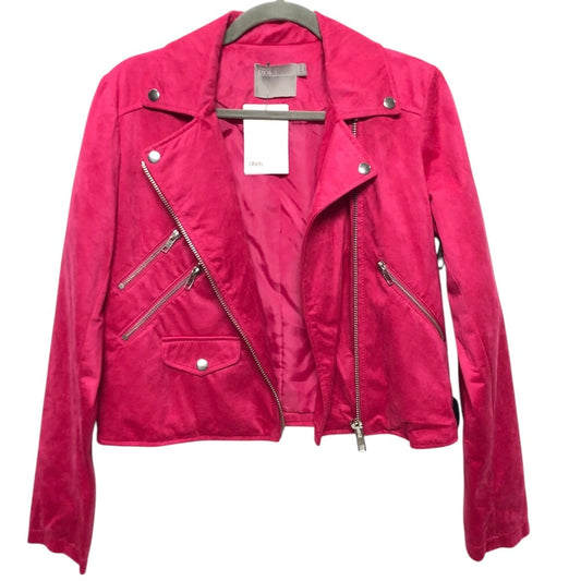 Jacket Moto By Asos In Pink, Size:4