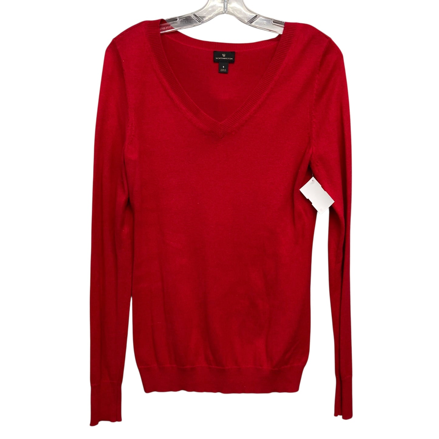 Sweater By Worthington In Red, Size:S