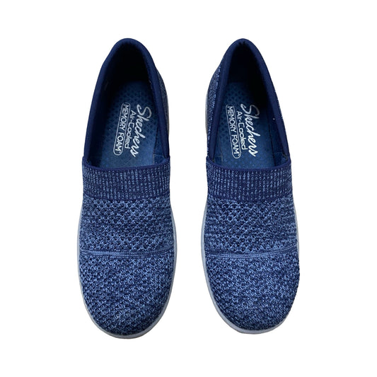 Shoes Heels Wedge By Skechers In Blue, Size:6