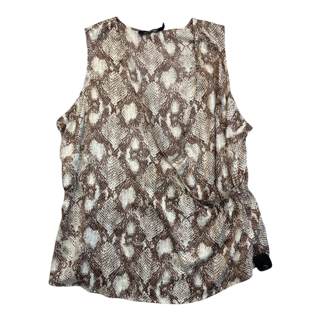 Top Sleeveless By Eloquii In Snakeskin Print, Size:18