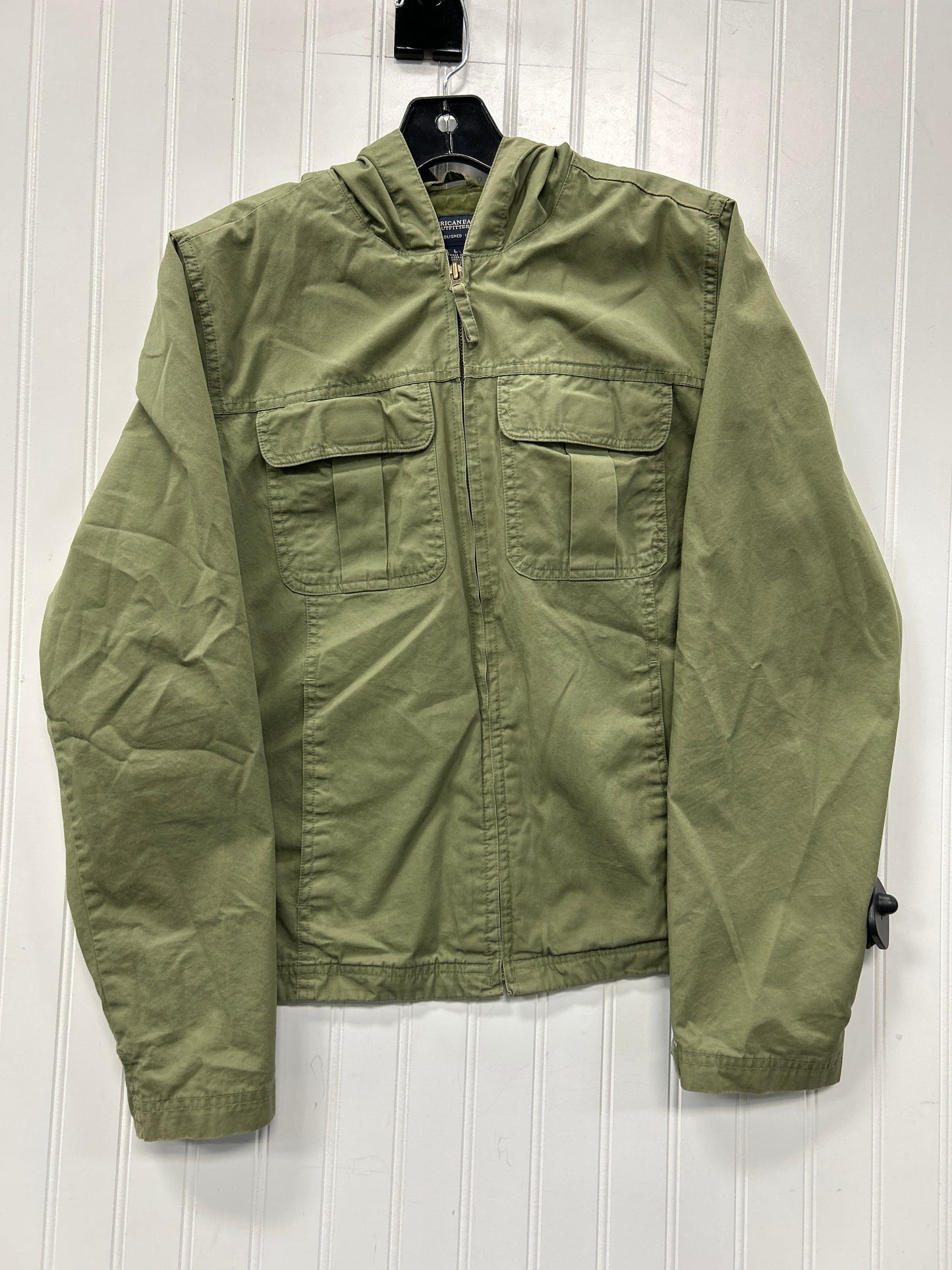 Jacket Utility By American Eagle In Green, Size:L