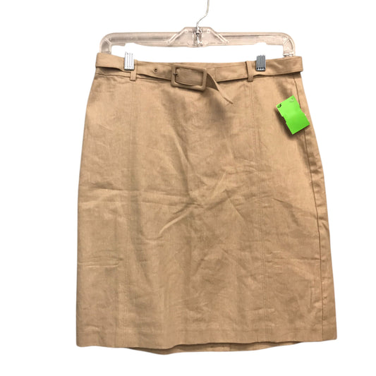Skirt Maxi By Banana Republic In Tan, Size:4