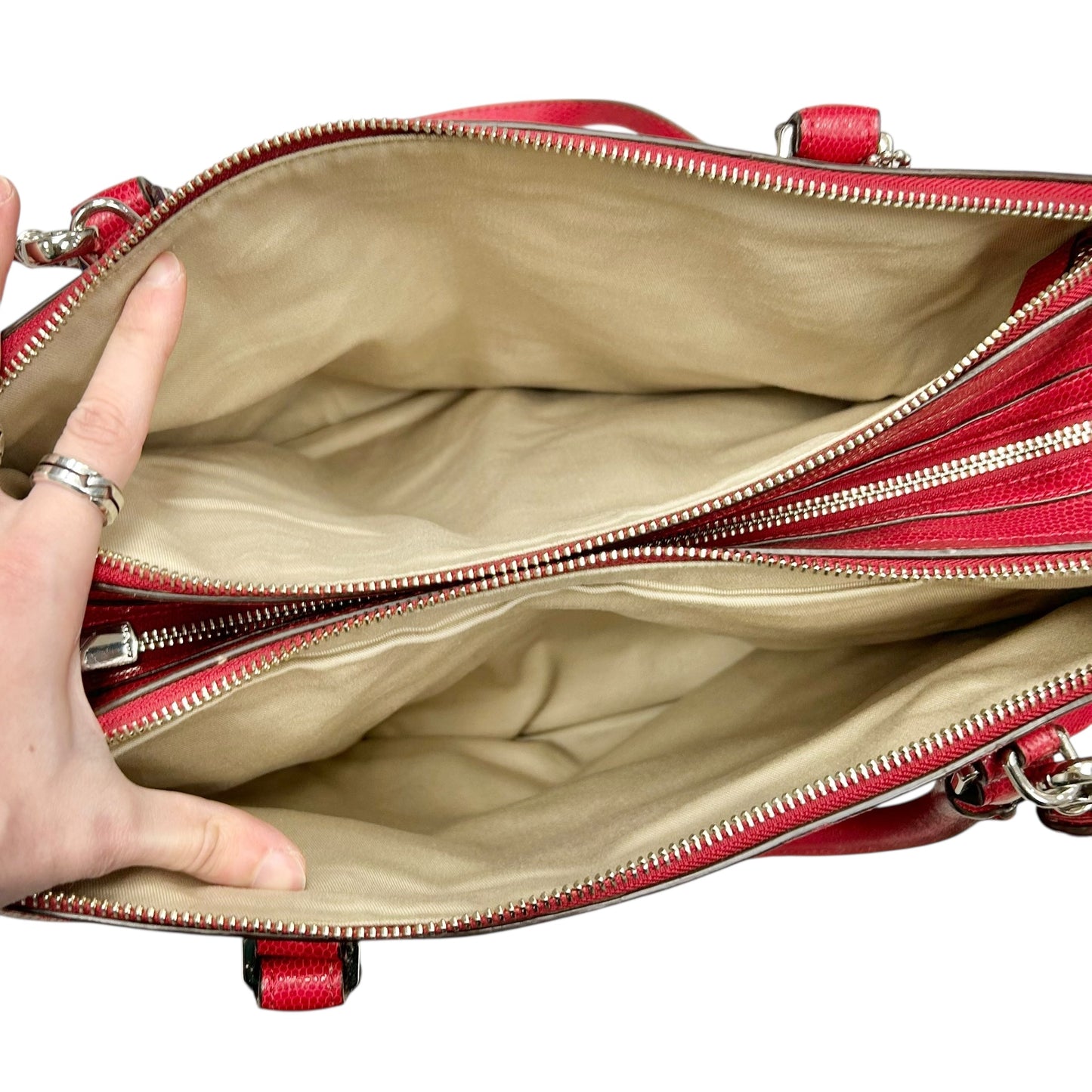 Handbag Designer By Coach, Size: Large