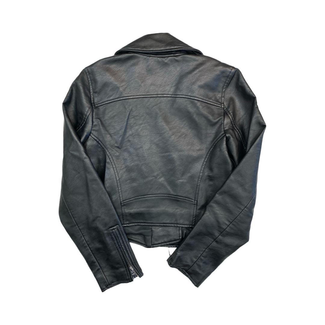 Jacket Moto By Abercrombie And Fitch In Black, Size:S