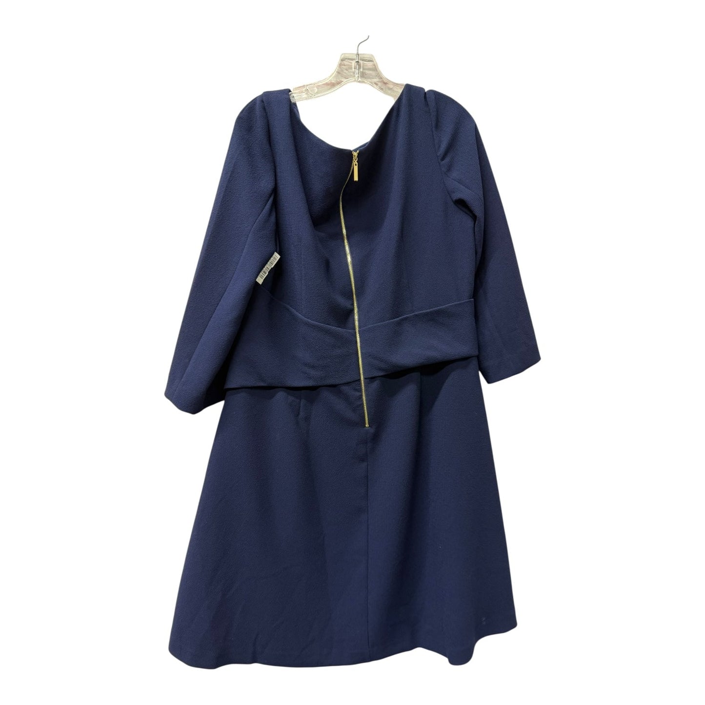 Dress Casual Short By harper rose In Blue, Size:1X