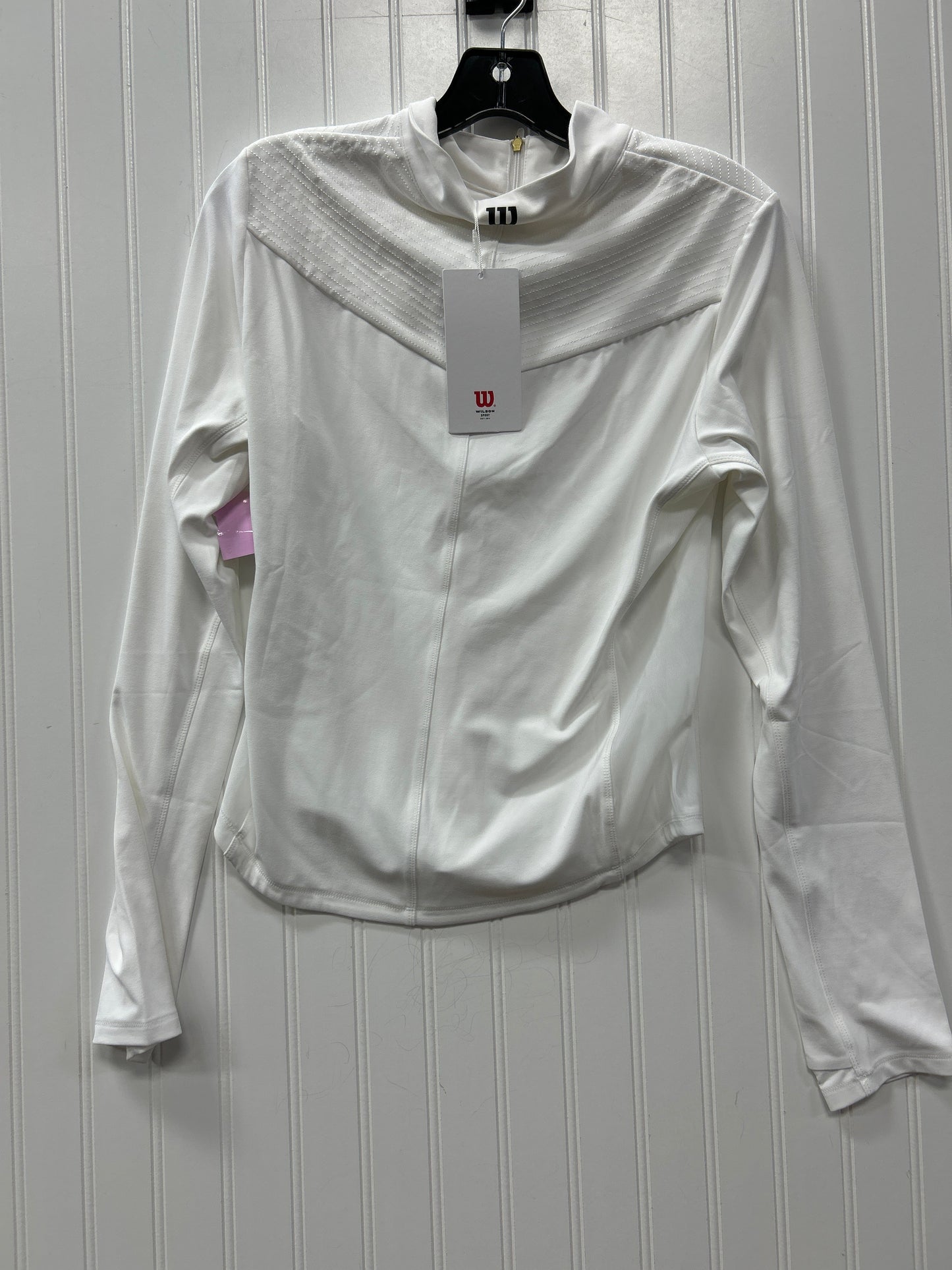Athletic Top Ls Collar By Cmc In White, Size:L