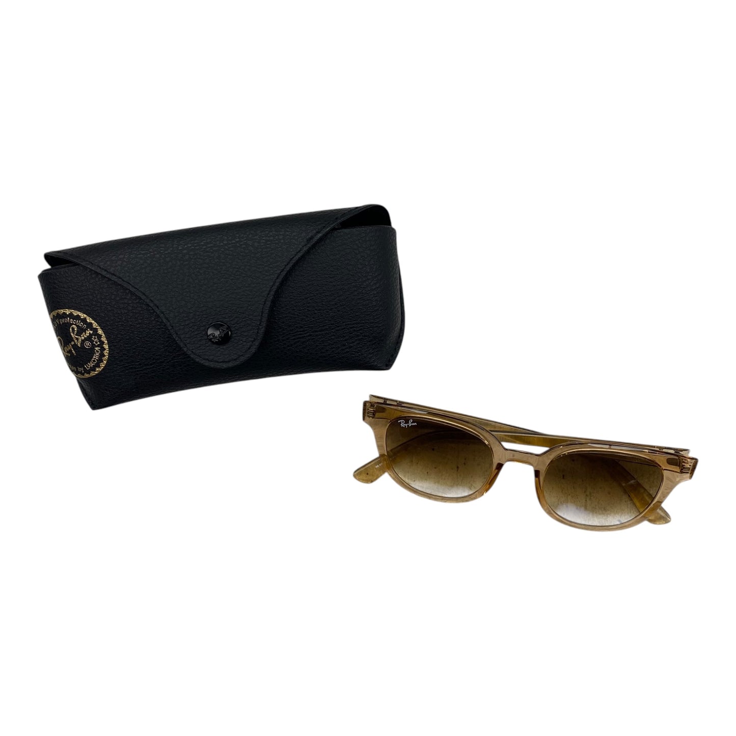 Sunglasses Designer By Ray Ban In Brown