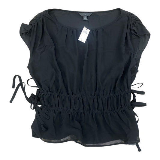 Top Sleeveless By Banana Republic In Black, Size:L