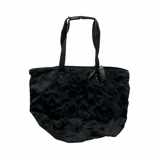 Tote Designer By Coach In Black, Size:Medium