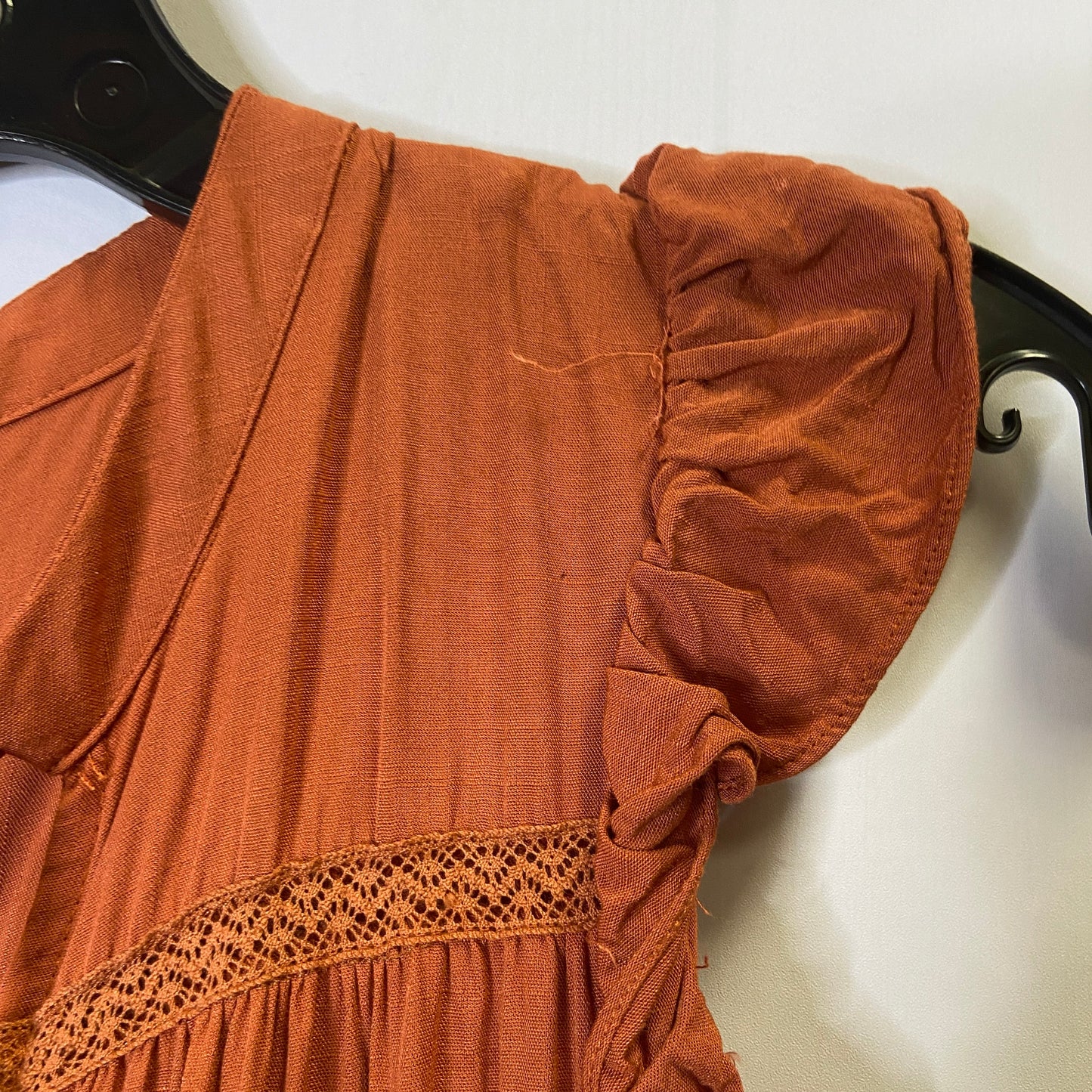 Dress Casual Midi By Mustard Seed In Orange, Size: L