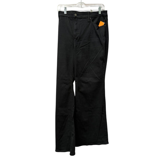 Jeans Wide Leg By Chicos In Black, Size:16