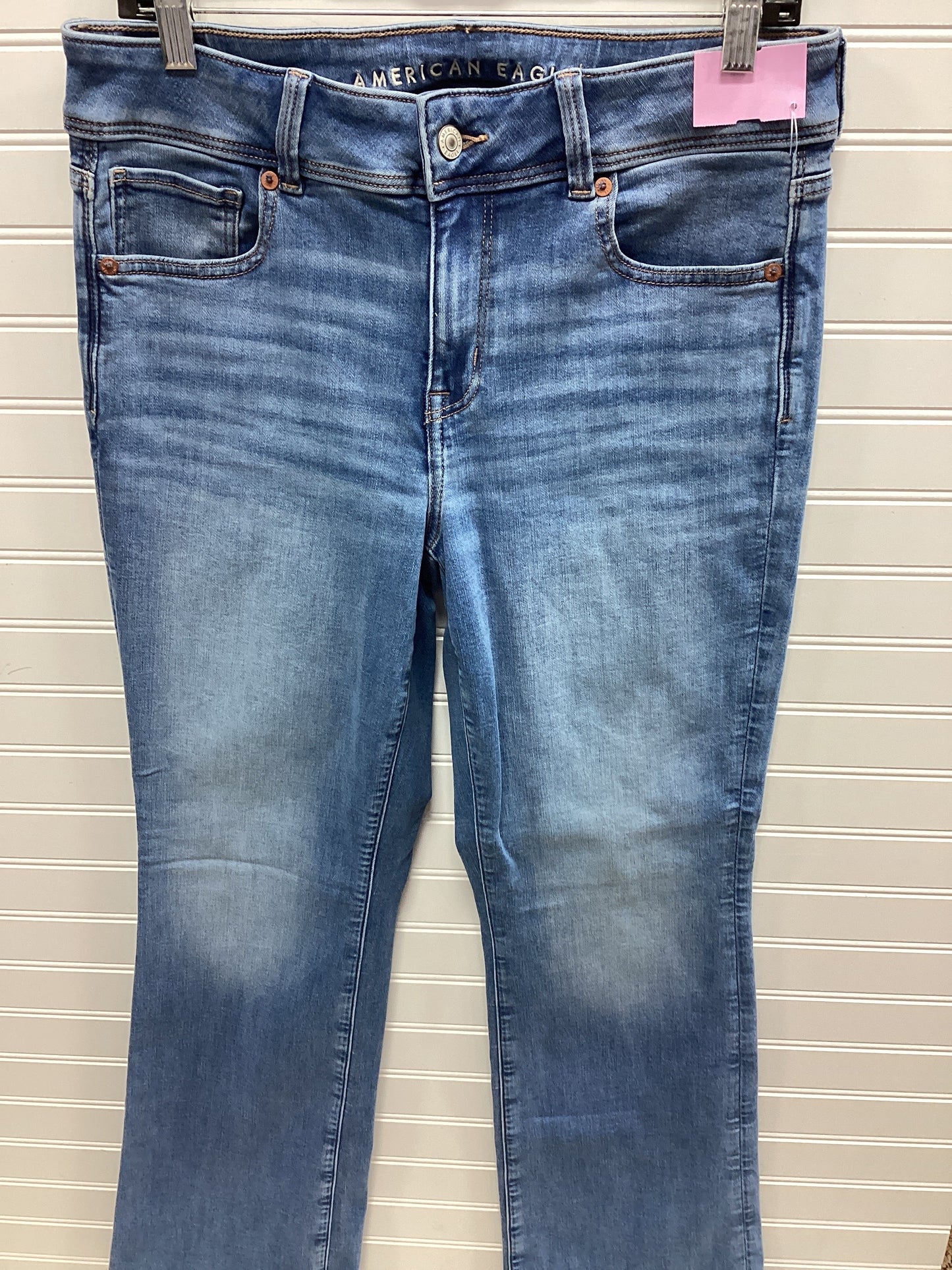 Jeans Flared By American Eagle In Blue Denim, Size:10