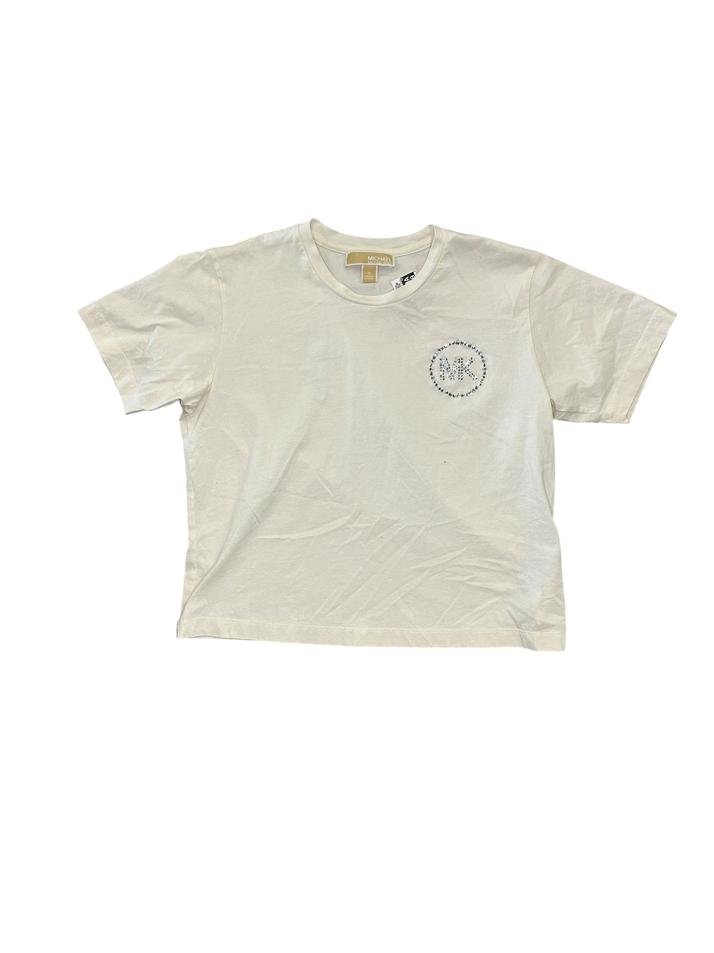 Top Ss By Michael By Michael Kors In White, Size:M