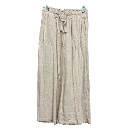 Pants Linen By Anrabess In Beige, Size:4