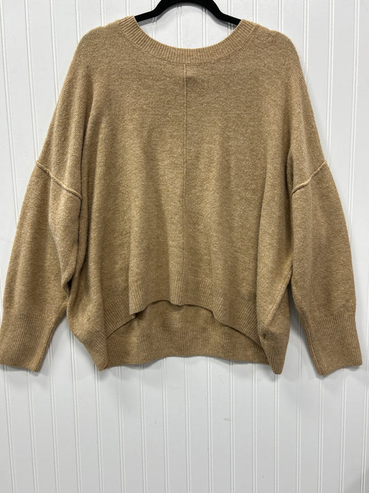 Sweater By Vince Camuto In Tan, Size:Xxl