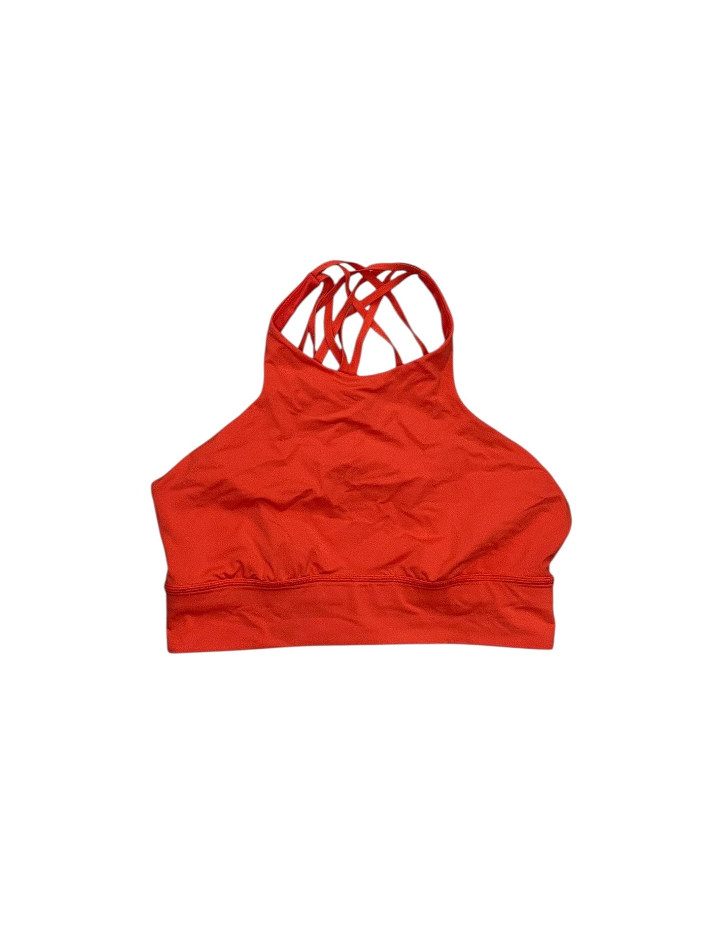 Athletic Bra By Lululemon In Orange, Size:L