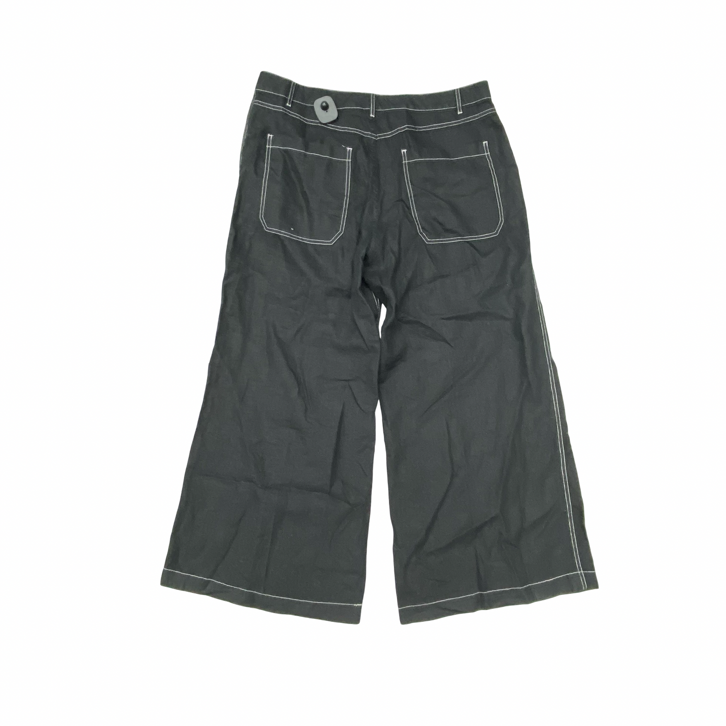Pants Linen By Madewell In Black, Size:14P