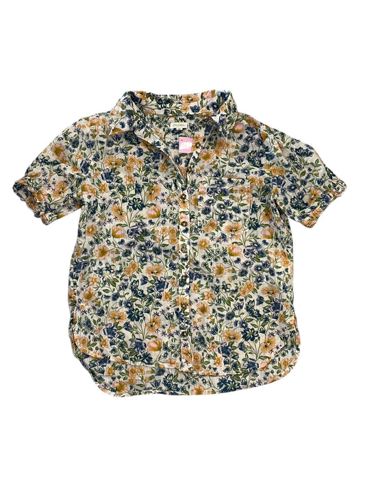 Top Ss By Pilcro In Floral Print, Size:Xs