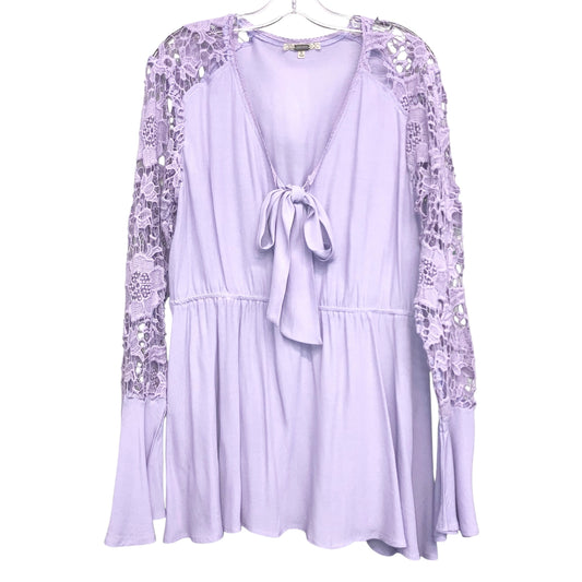 Top Ls By Gimmicks In Purple, Size:L