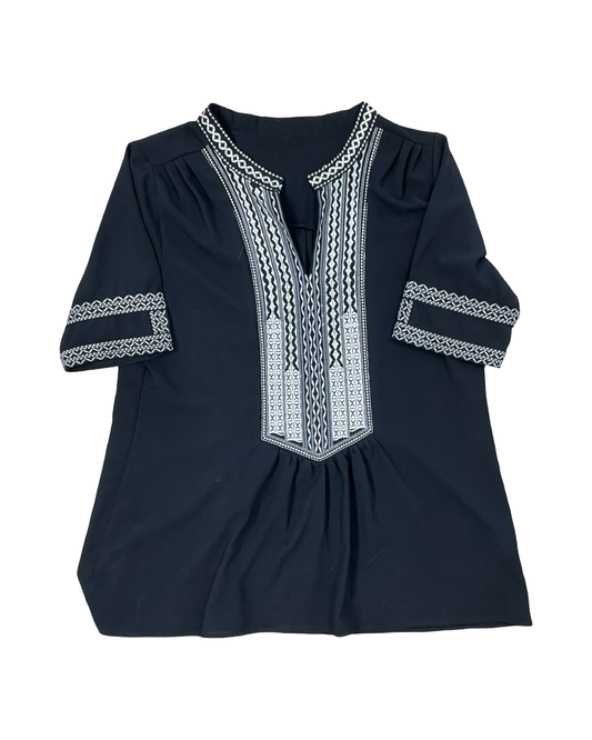 Top Ss By Clothes Mentor In Black, Size:L