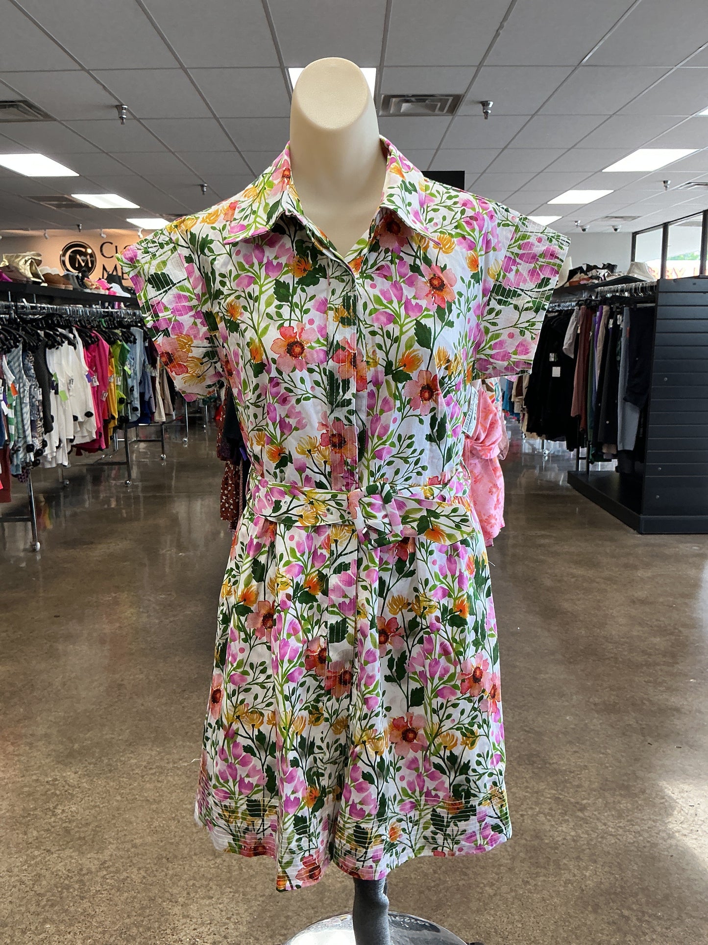 Dress Casual Short By Fate In Floral Print, Size:S