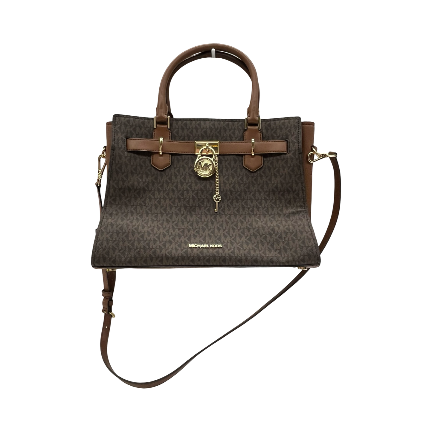 Handbag Designer By Michael Kors In Brown, Size:Large