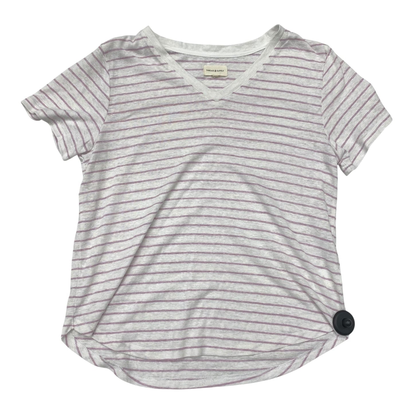 Top Ss By Thread And Supply In Striped Pattern, Size:M