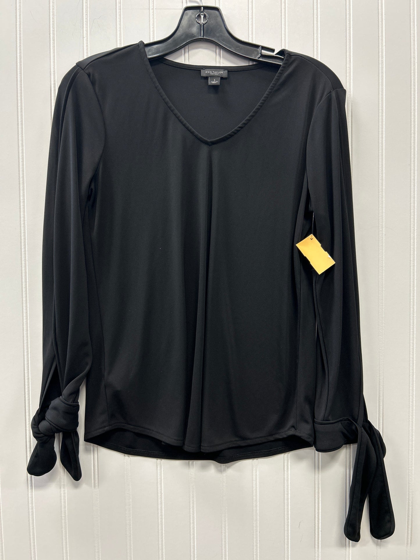 Top Ls By Ann Taylor In Black, Size:S