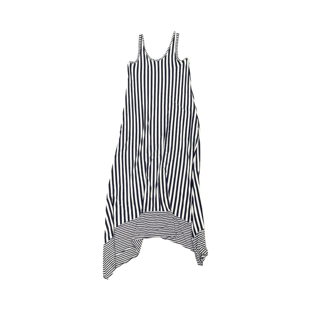 Dress Casual Maxi By Gap In Blue & White, Size:M