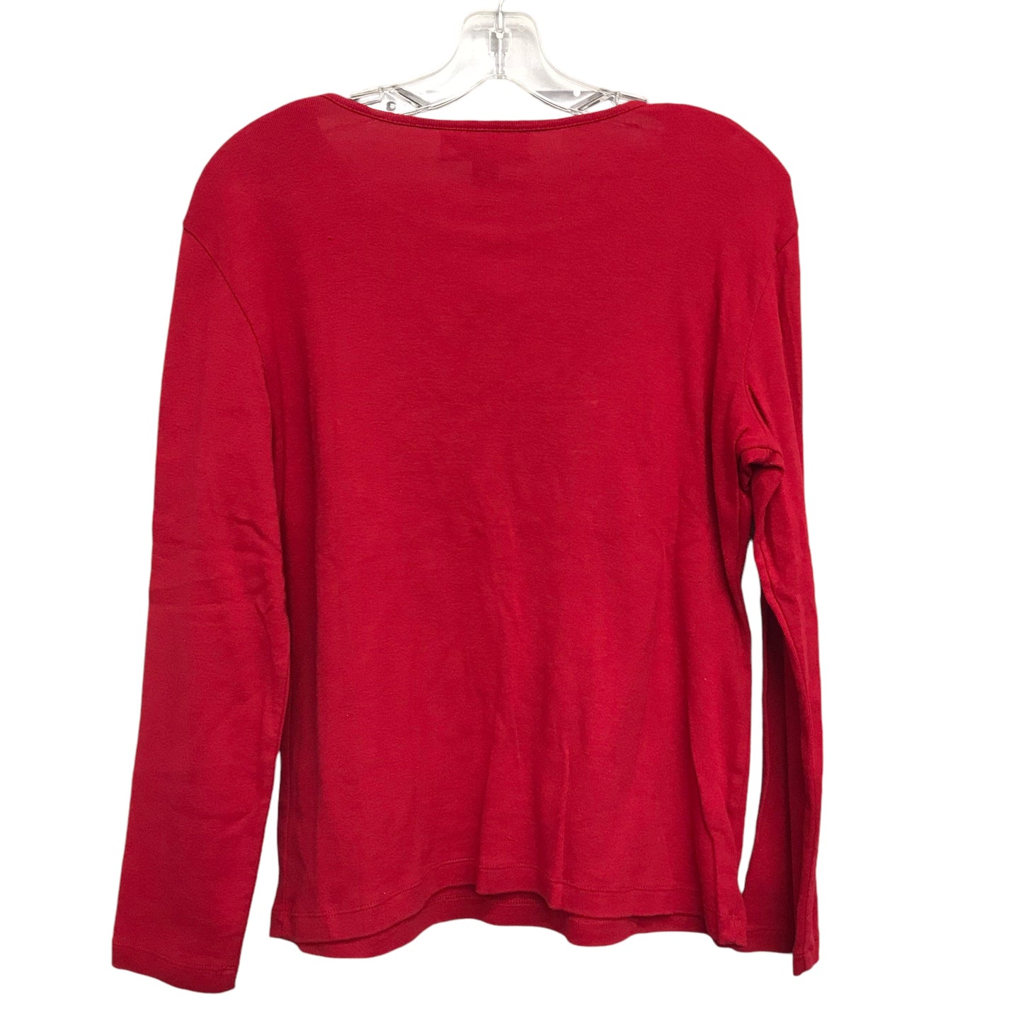 TOP LS BASIC by KAREN SCOTT In RED, Size: LP