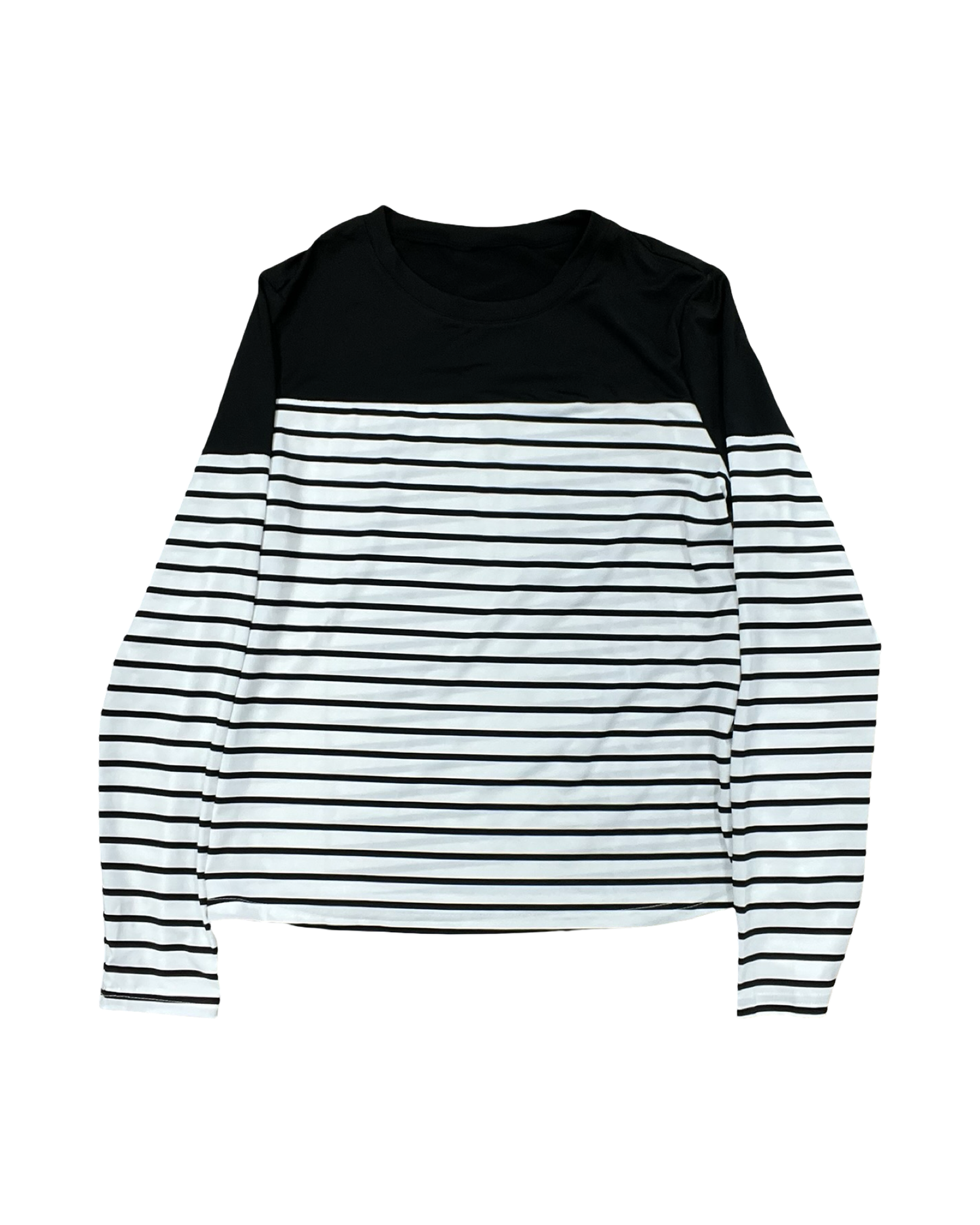 Top Ls By Clothes Mentor In Black & Cream, Size:M