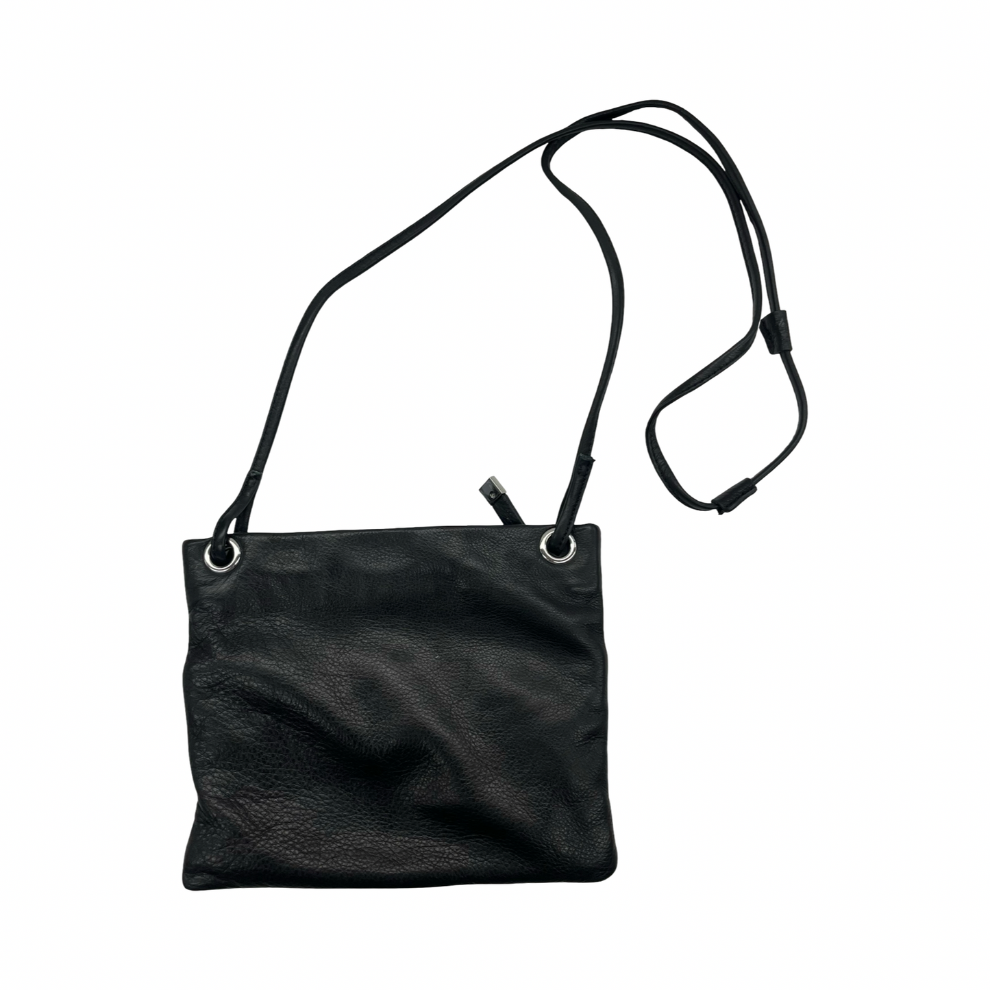 Crossbody Leather By Margot In Black, Size:Small