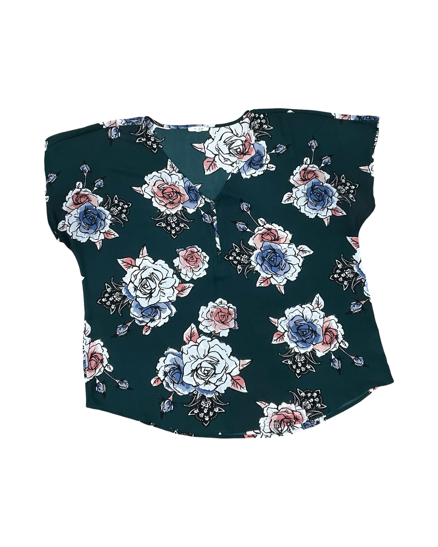 Top Ss By Maurices In Green, Size:1X