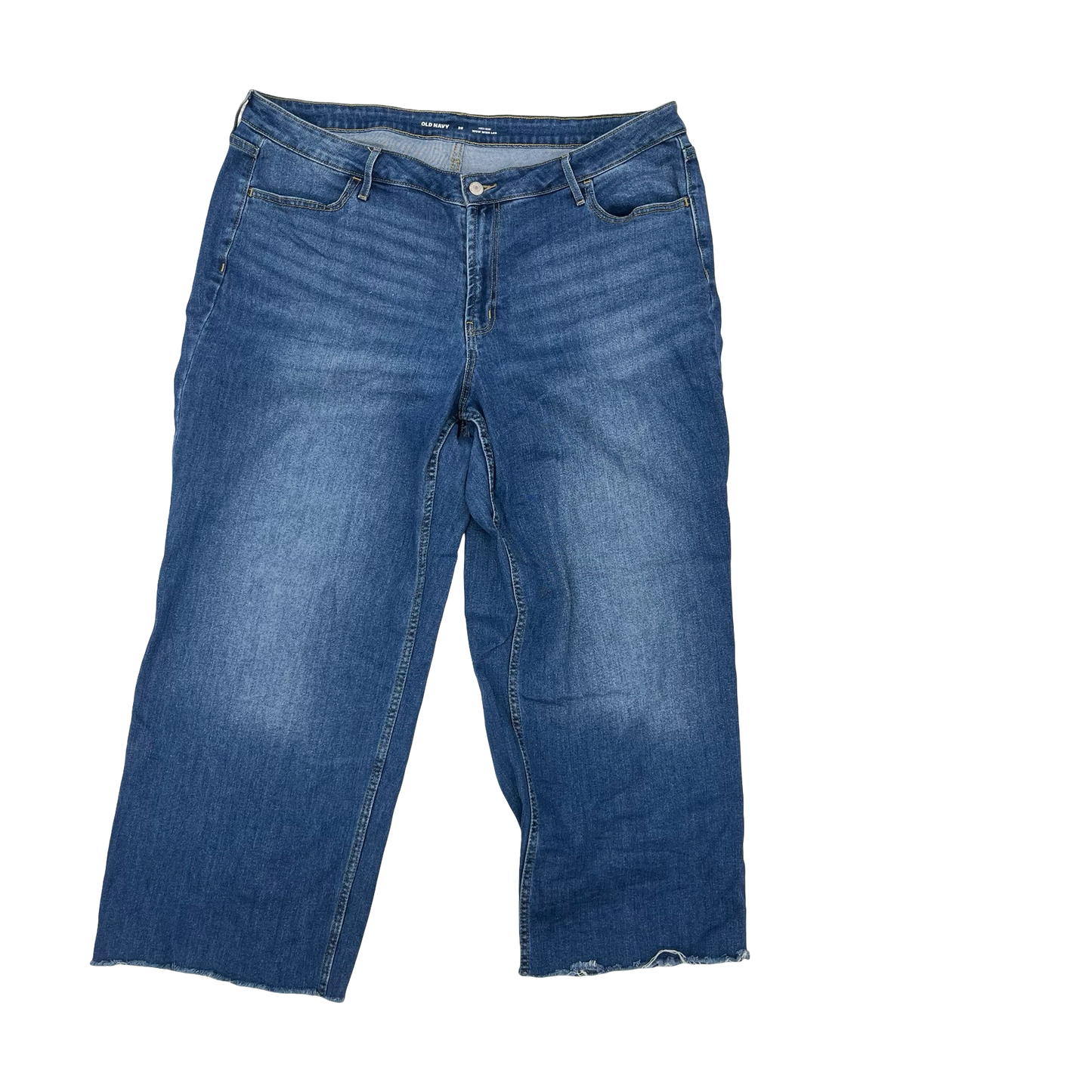 Jeans Wide Leg By Old Navy In Blue Denim, Size:20