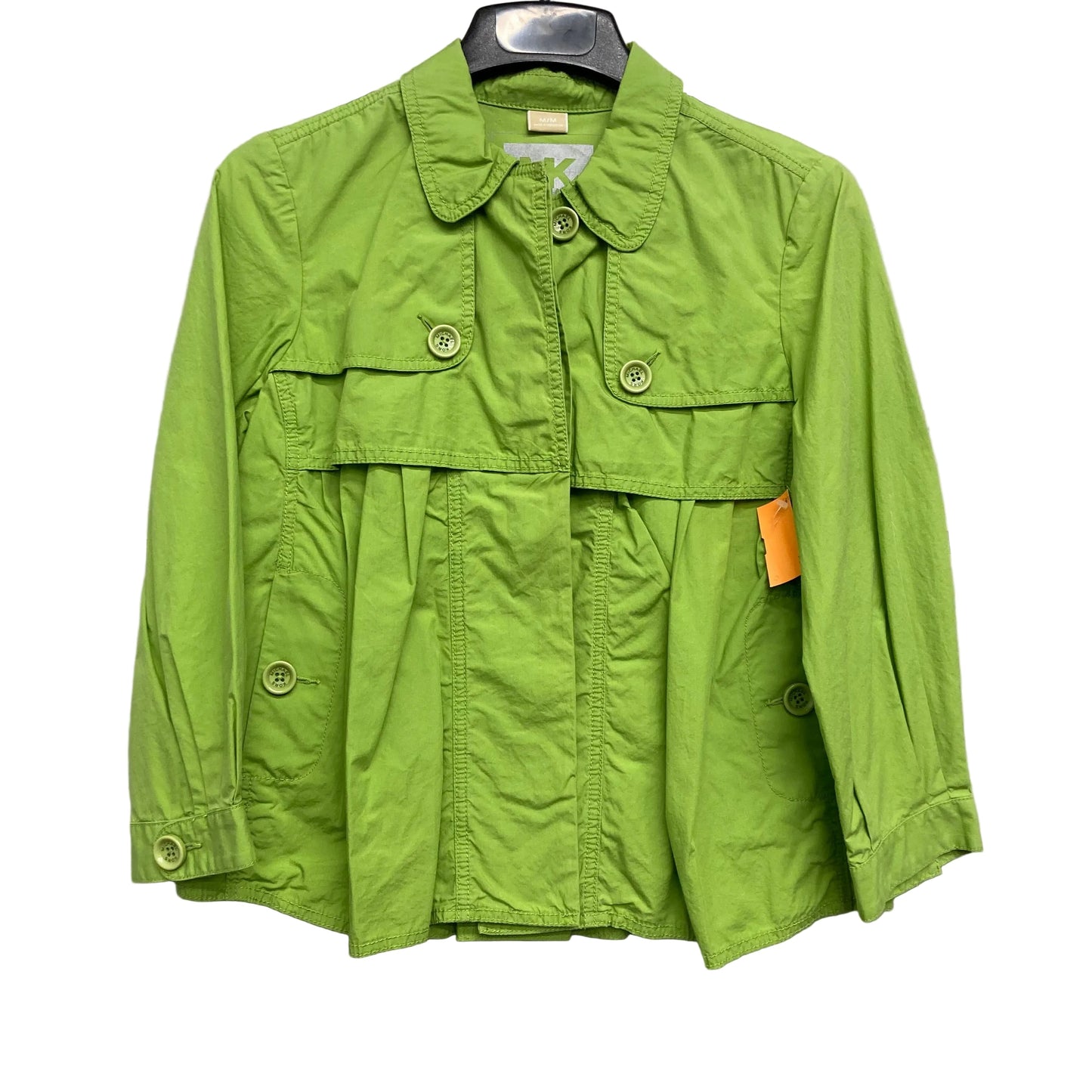 Jacket Designer By Michael Kors In Green, Size:M