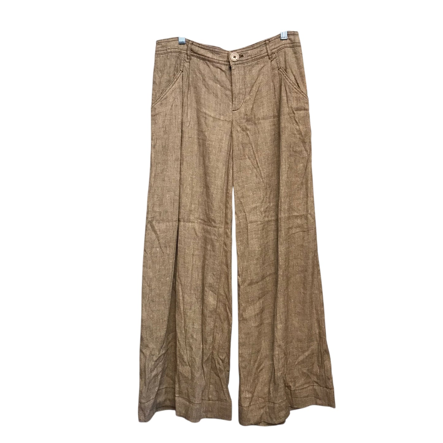 Pants Wide Leg By Anthropologie In Brown, Size:2