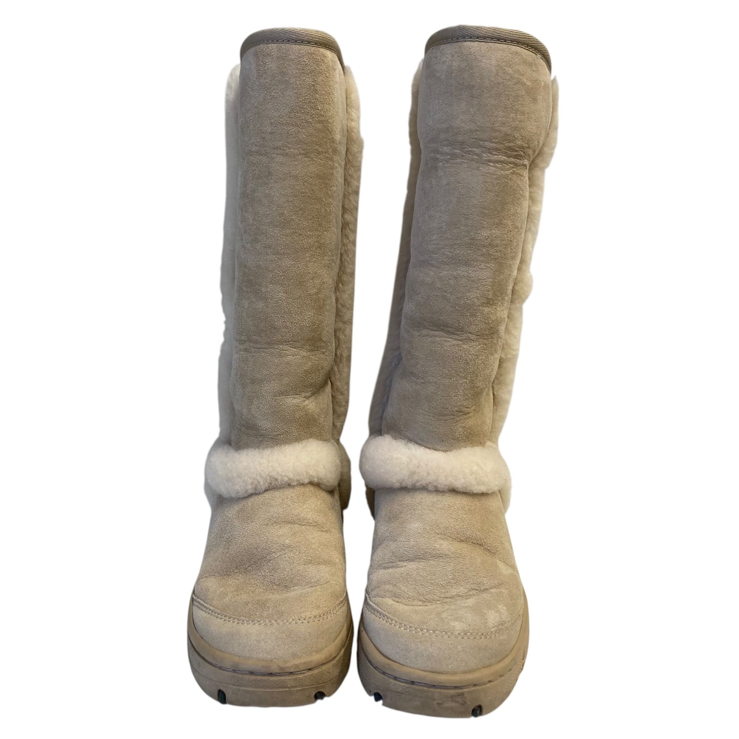 Boots Designer By Ugg In Cream, Size:6